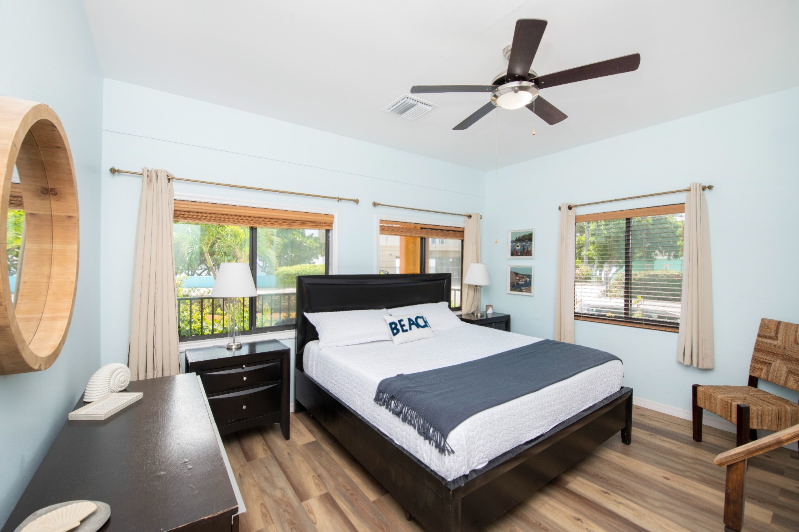 Master bedroom from door after